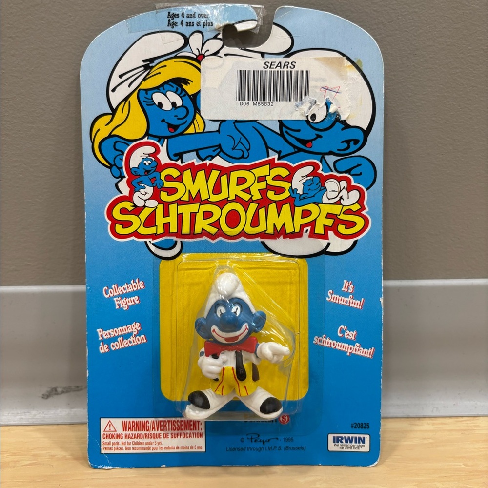 Vintage Smurfs Collectible Figure BNIP
